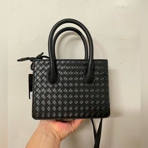 Vintage Mini Woven Crossbody Purse main image 1